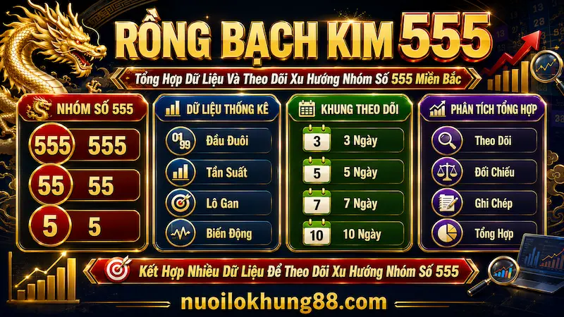 Tổng Hợp Dữ Liệu Và Theo Dõi Xu Hướng Nhóm Số 555 Miền Bắc