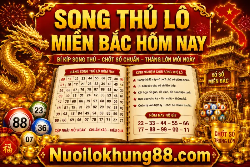 Soi cầu song thủ lô miền bắc hôm nay