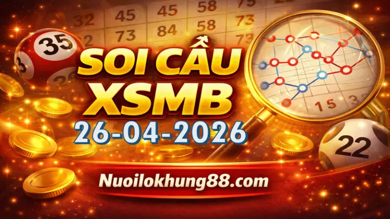 soi cầu xsmb 26-04-2026 - dự đoán chính xác từ nuoilokhung88
