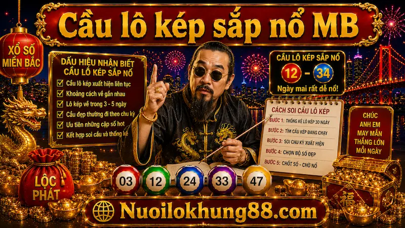 Dấu Hiệu Cầu Lô Kép Sắp Nổ Miền Bắc Cao Thủ Thường Dùng