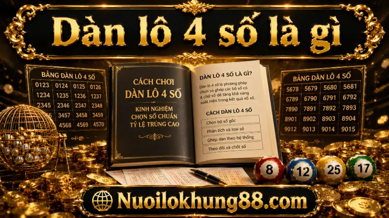 Cách Chơi Dàn Lô 4 Số Hiệu Quả Cho Người Mới Bắt Đầu