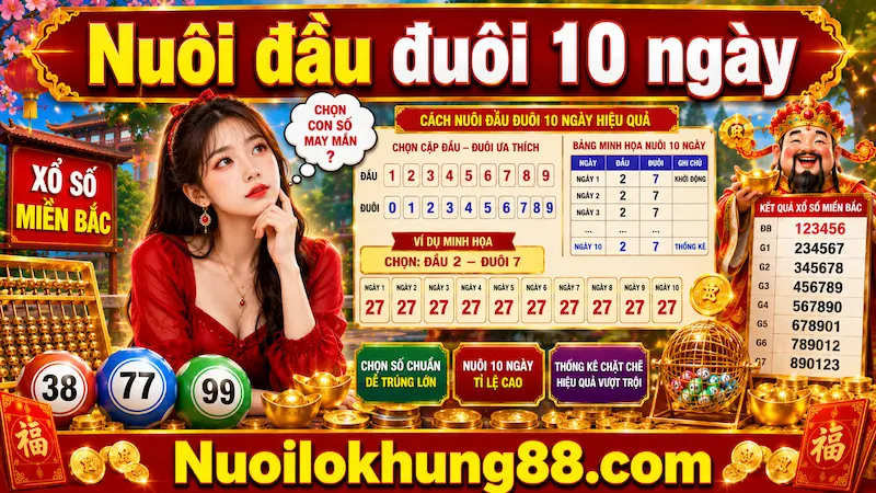 nuôi đầu đuôi 10 ngày theo cầu chạy thực tế