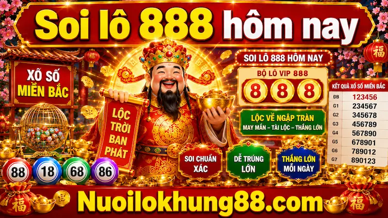 soi lô 888 hôm nay theo cầu chạy miền Bắc