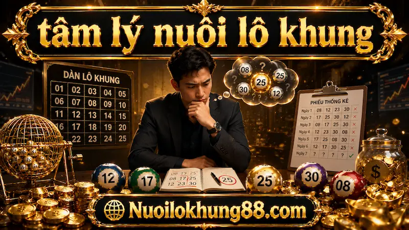 Những Sai Lầm Tâm Lý Khi Nuôi Lô Khung Khiến Người Chơi Dễ Thua