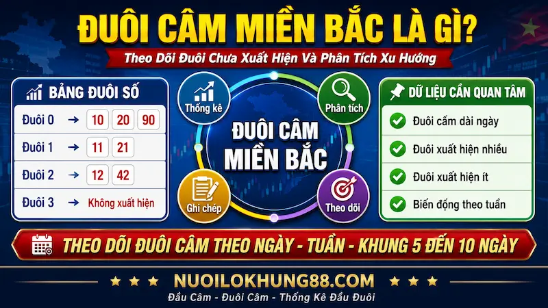 Đuôi câm miền Bắc là gì cách xác định đuôi câm và theo dõi dữ liệu đầu đuôi