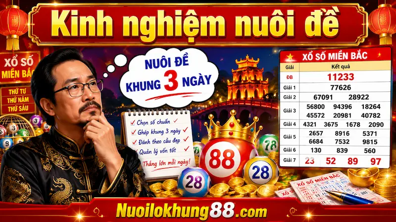 Cao thủ chia sẽ kinh nghiệm nuôi đề khung 3 ngày hiệu quả