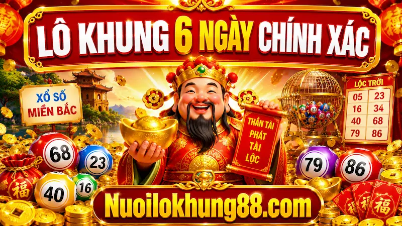 Lô khung 6 ngày chính xác theo chu kỳ thống kê miền Bắc
