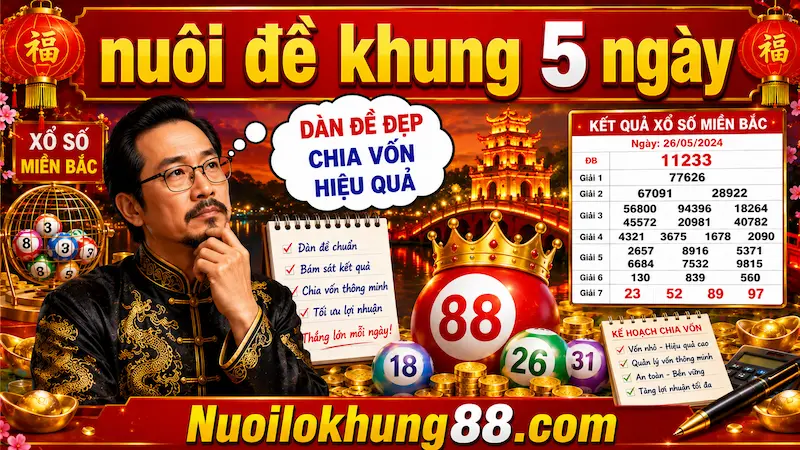 Theo dõi dàn số nuôi đề khung 5 ngày