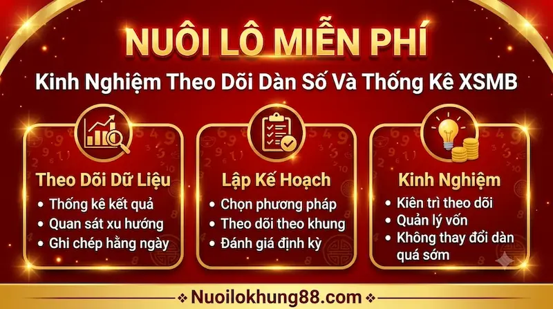 Chia sẽ kinh nghiệm nuôi lô miễn phí ,tham khảo dữ liệu và thống kê xsmb hiệu quả