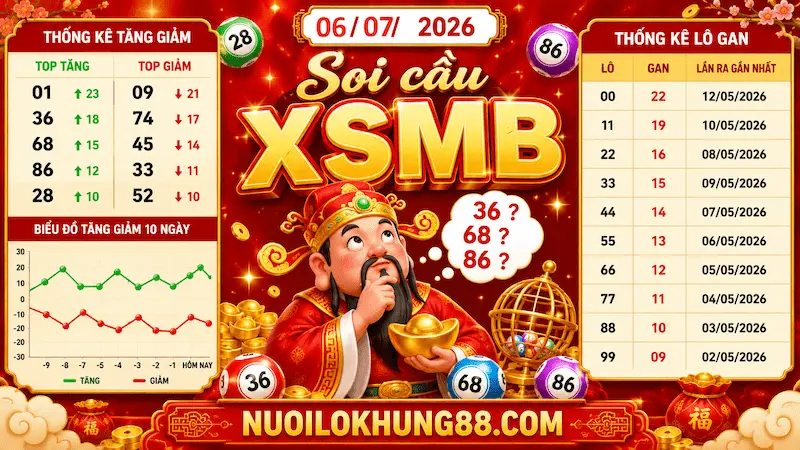 Soi cầu xsmb 06-07-2026 chuẩn cao thủ 